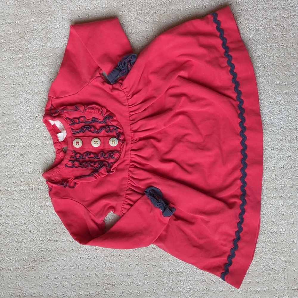 Matilda Jane Ric Rac Long Sleeve Dress 3-6M